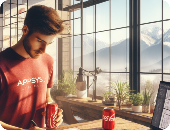 Entrance of AppSys Global Headquarters with Prominent Display of AppSys Global Logo